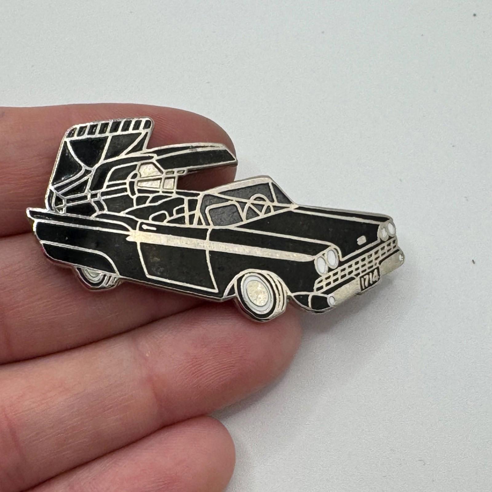 Vintage 1950s Ford Fairlane Black Skyliner Lapel Pin Retractable Hardtop Car
