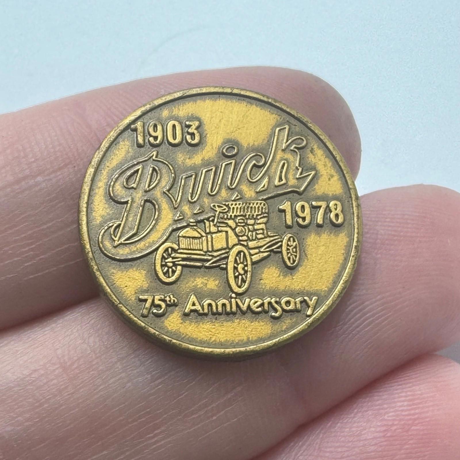 1978 Buick 75th Anniversary Vintage Car Automotive Lapel Pin