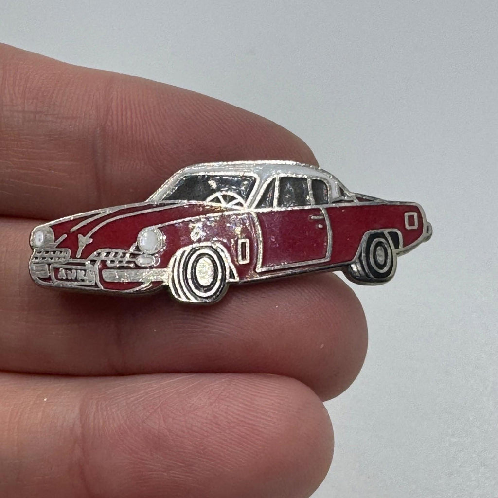 Vintage 1953 Studebaker Commander Starliner Red Enamel Lapel Pin Classic Car