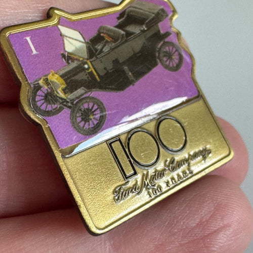 Ford Motor Company 100 Years Lapel Pin I Model T Anniversary Car Pin