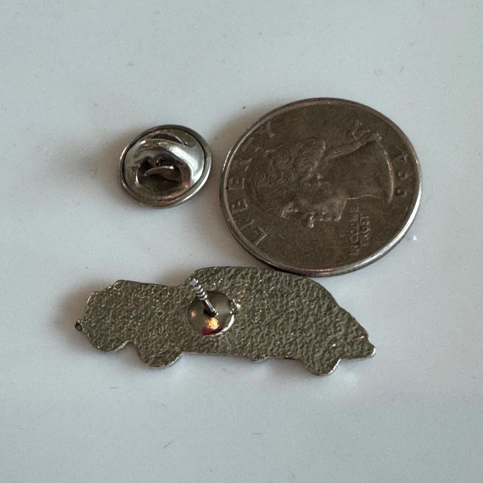 Vintage 1941 Chevy Black Classic Sedan Car Enamel Lapel Pin Chevrolet