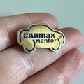 Vtg CarMax Mentor Gold Tone Enamel Lapel Pin Rare