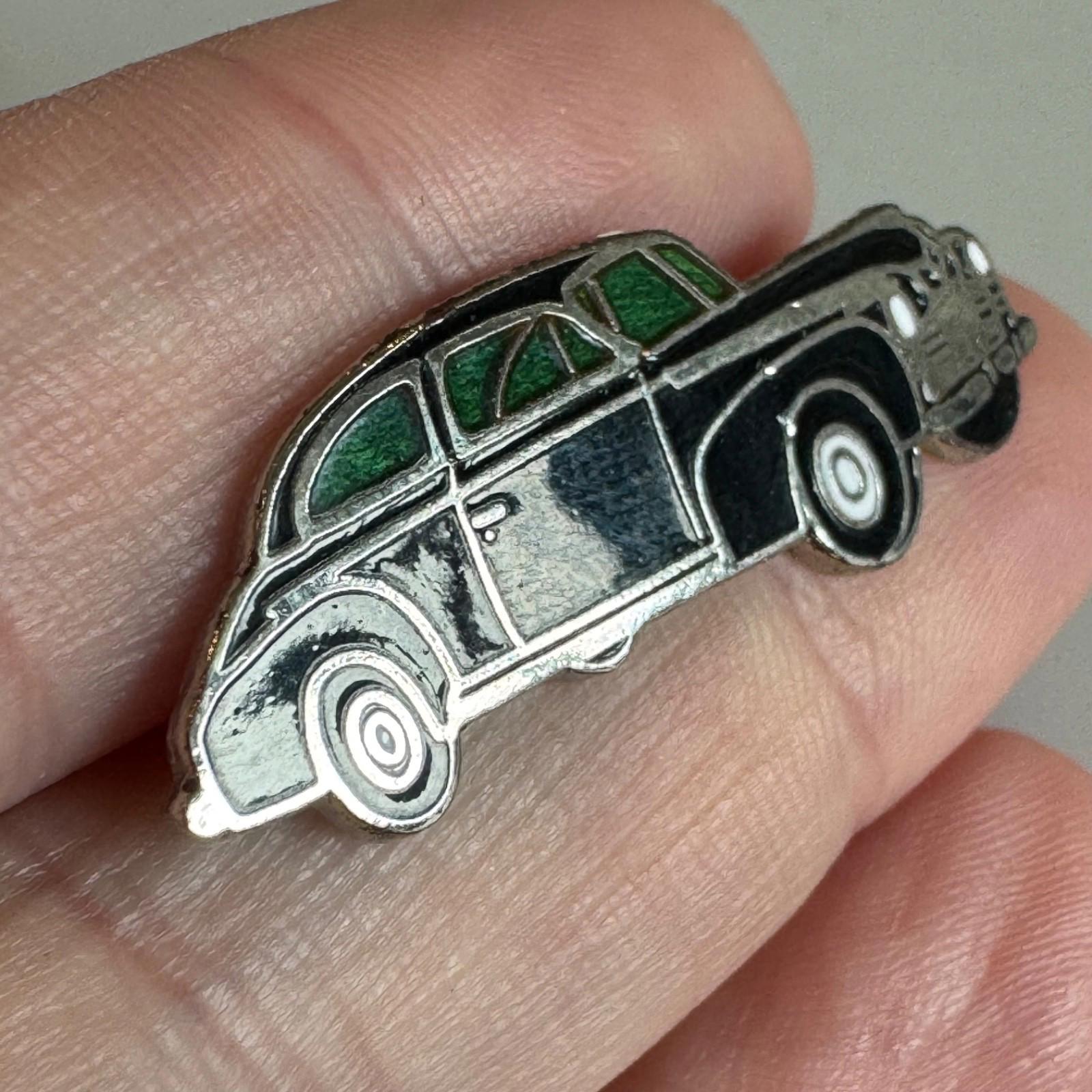 Vintage 1941 Chevy Black Classic Sedan Car Enamel Lapel Pin Chevrolet