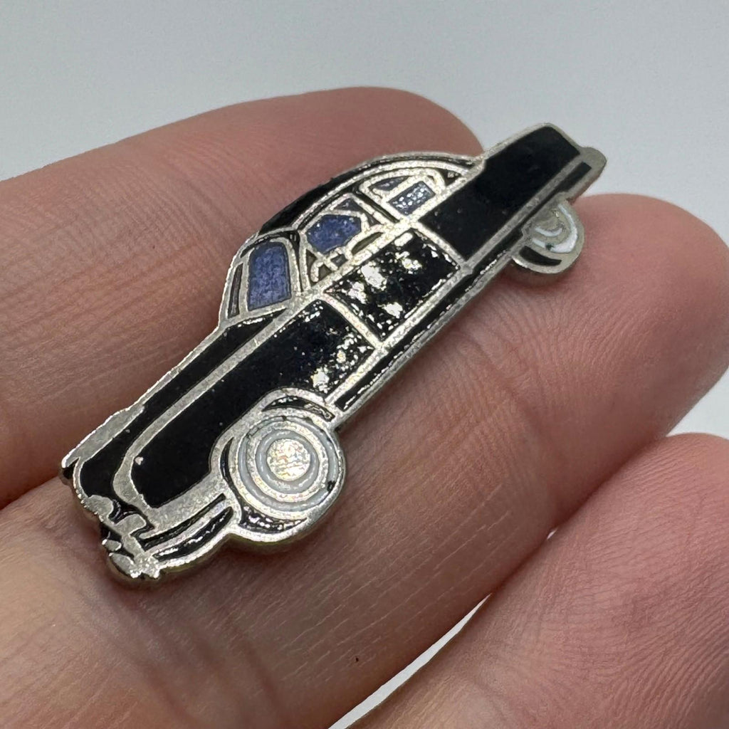 Vintage 1950s Kaiser Frazer Black Enamel Lapel Pin Muscle Car Collectible