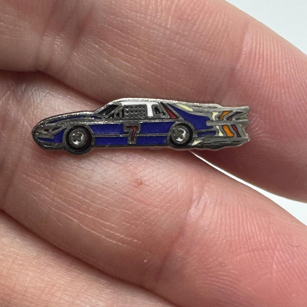 Vintage 7-Eleven Citgo Chief Auto Parts Lapel Pin Race Car