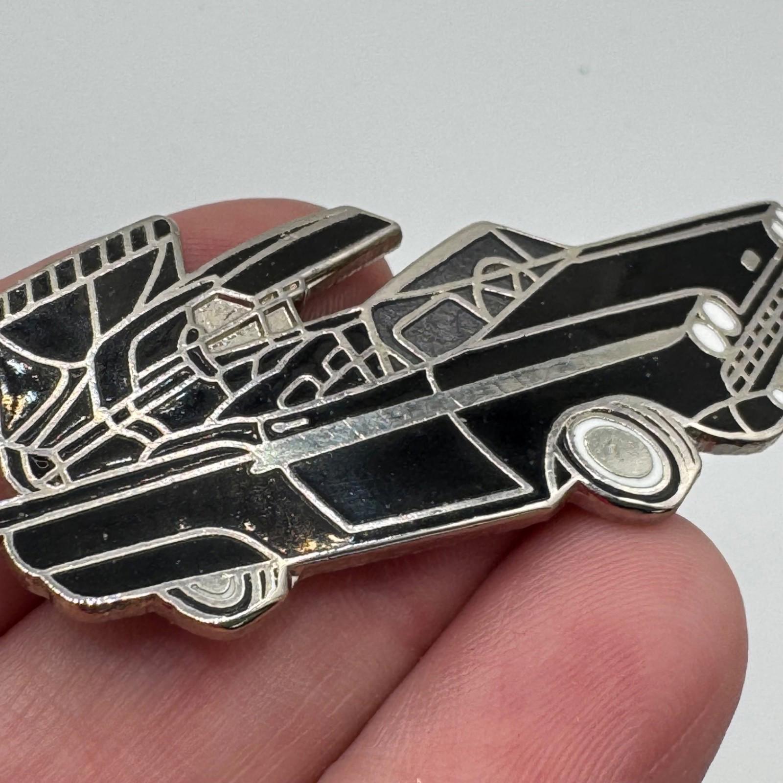 Vintage 1950s Ford Fairlane Black Skyliner Lapel Pin Retractable Hardtop Car